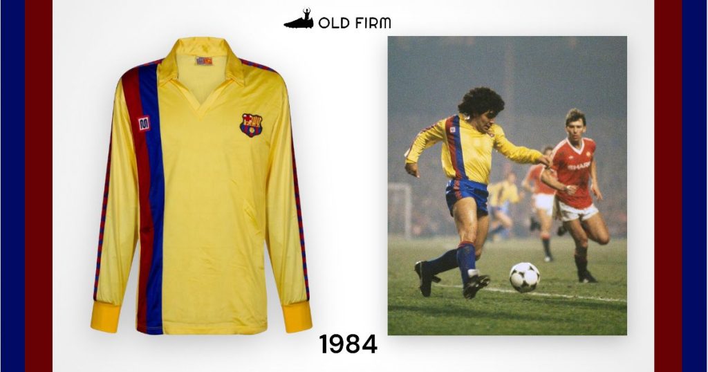 Camisa-Barcelona-Amarela-1984-catalunha-maradona