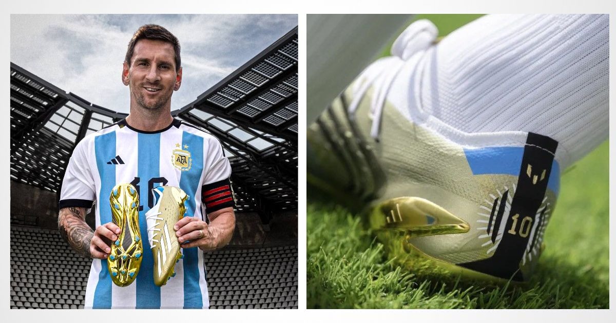 Messi-com-a-Chuteira-Adidas-X-Speedflow-Messi-Leyenda-Duurada-Copa-do-Mundo