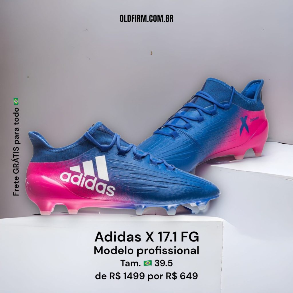 Chuteira Adidas X 17.1 Fg Azul EB