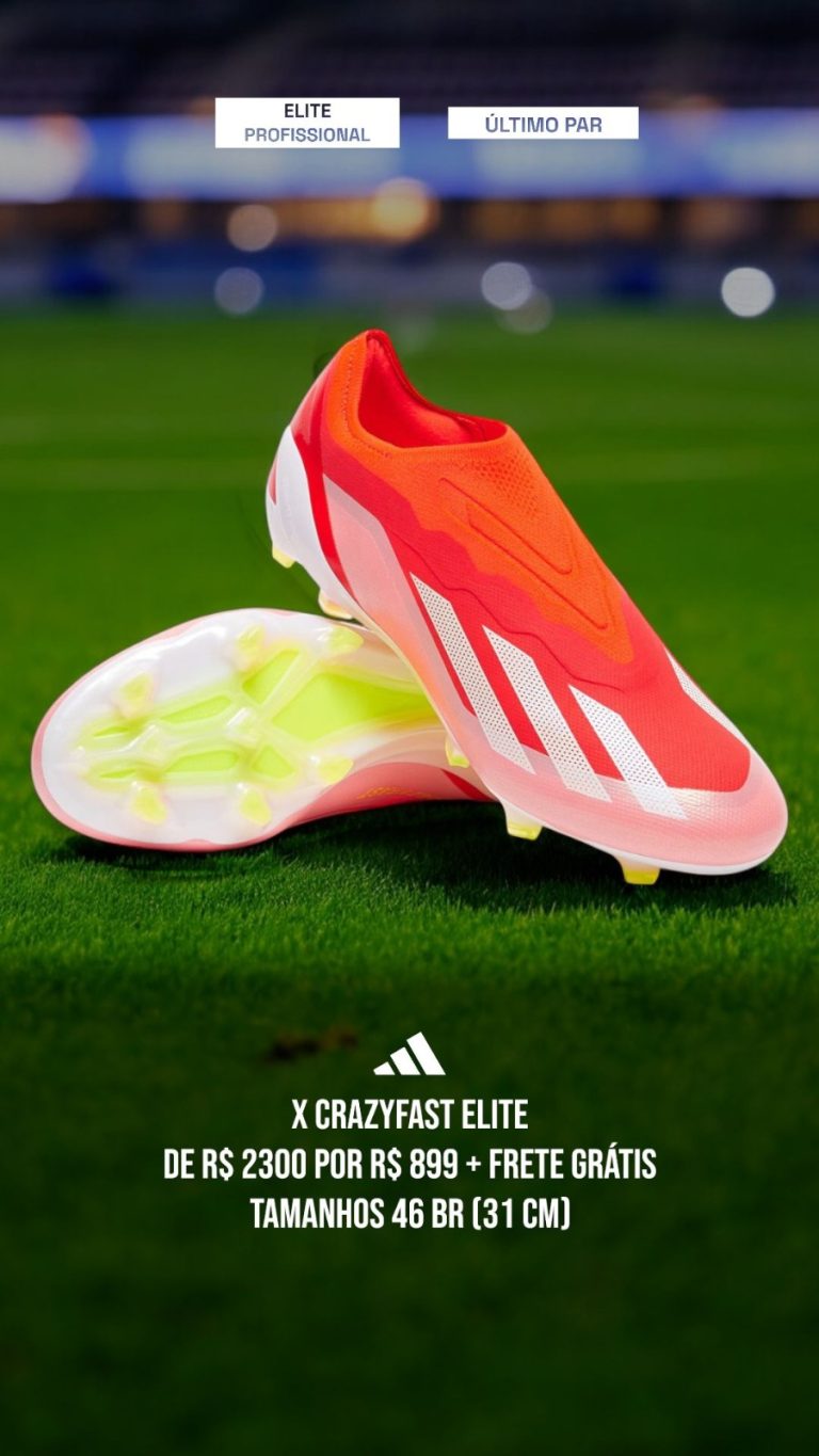chuteira adidas x crazyfast elite LL fg vermelha
