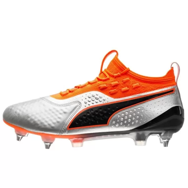 Puma one silver store orange