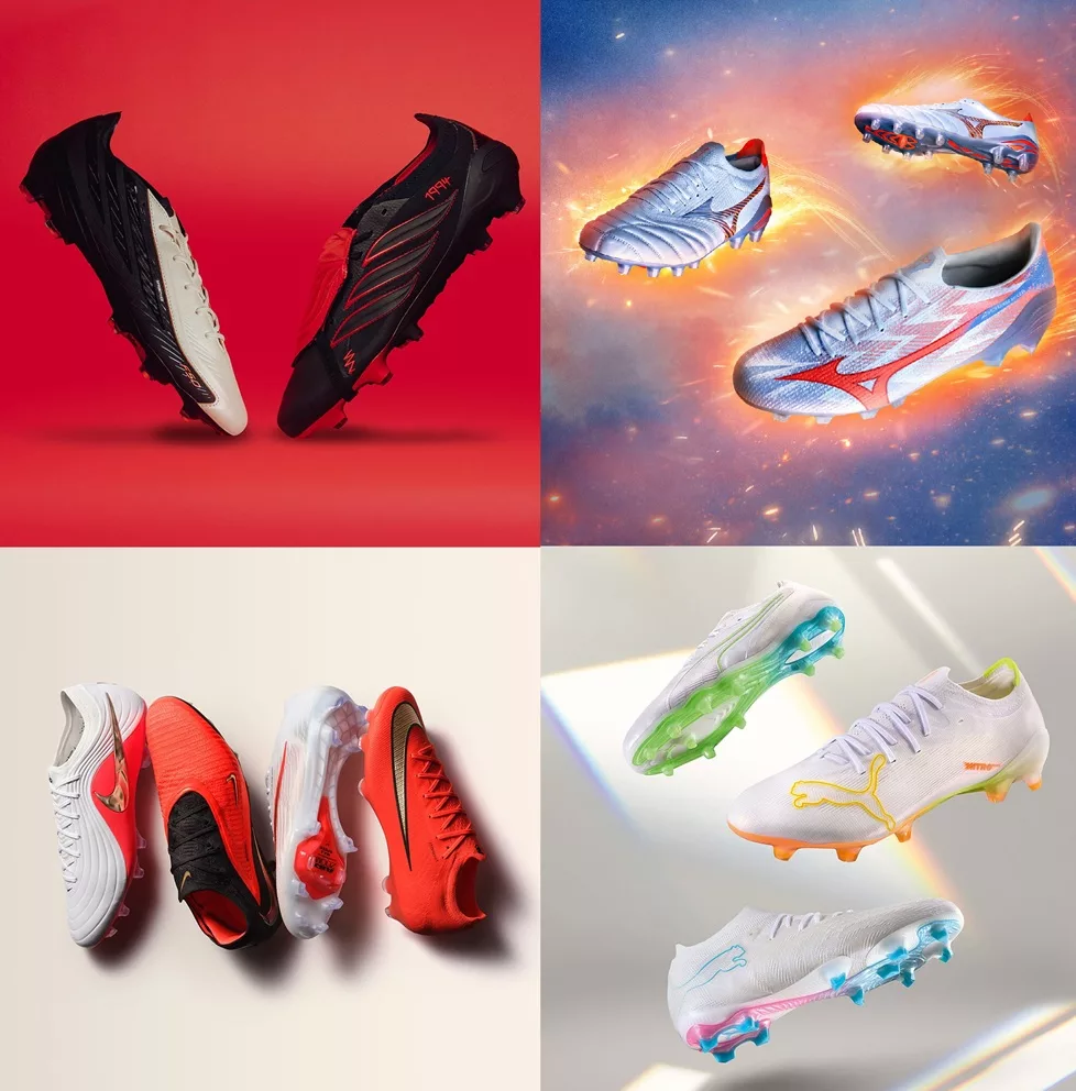 Chuteiras Elite - Nike, Adidas, Mizuno e Puma - Lançamentos 2026